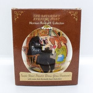 *Norman Rockwell* 1929 RARE Doctor/Physician & Doll Glass Ornament